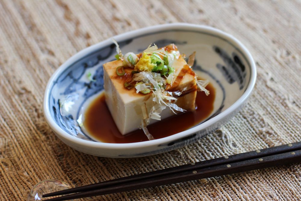 Соевый творог тофу – часть японской кухни